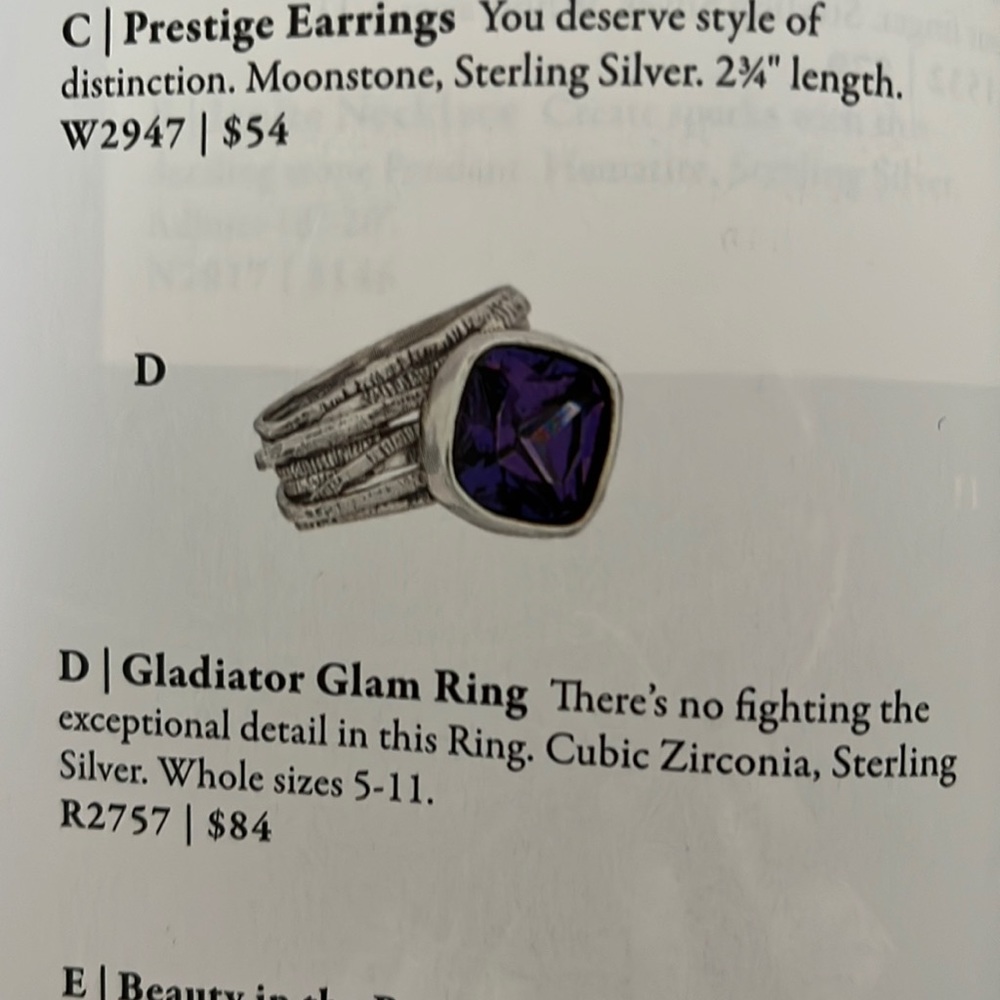 Silpada Sterling silver Gladiator glam ring